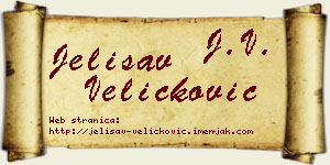 Jelisav Veličković vizit kartica